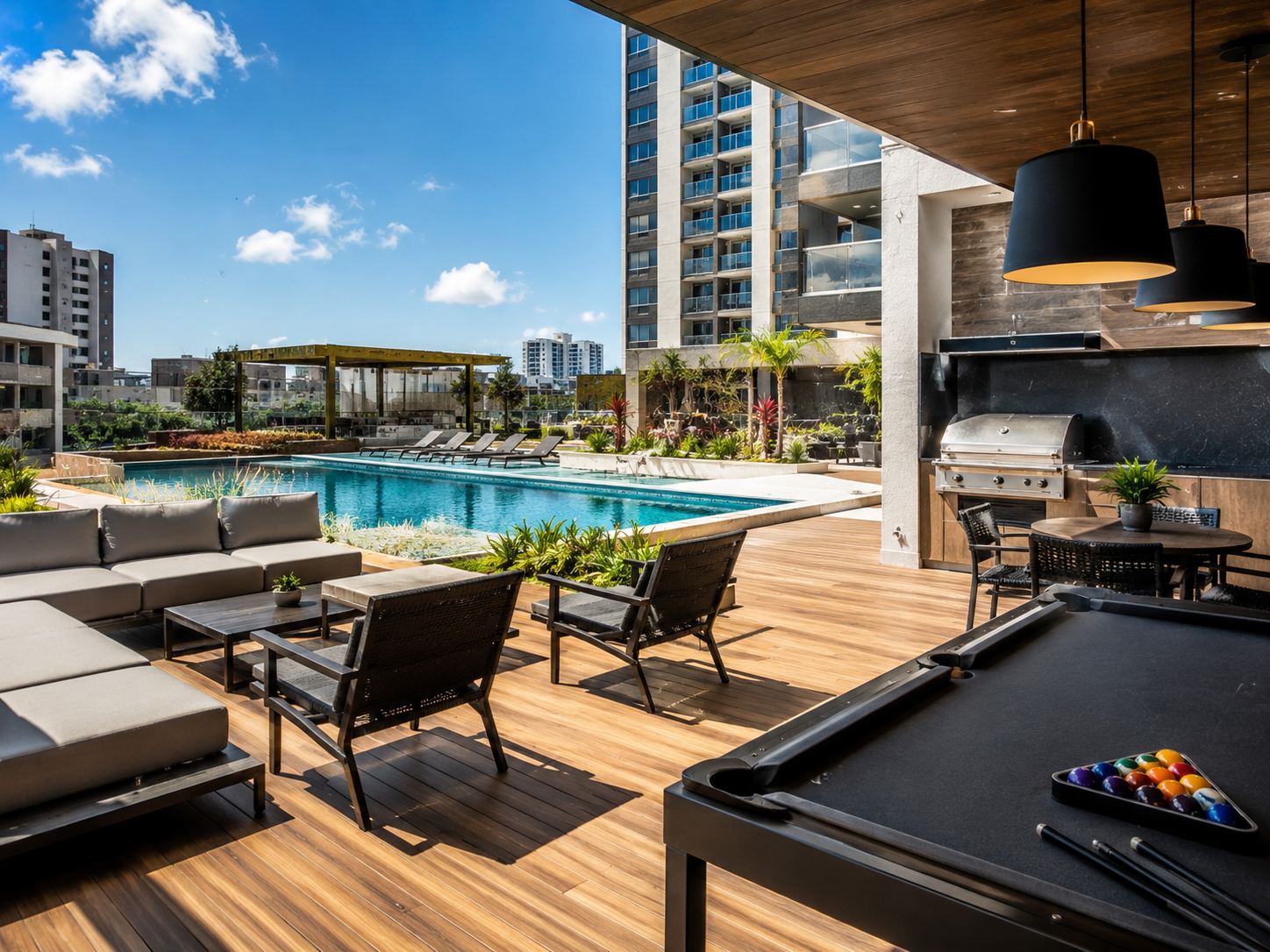 Salón social de un condominio